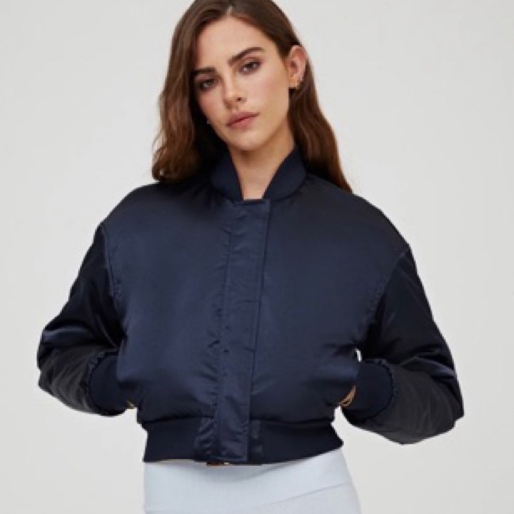 Kith navy and gold reversible bomber - Picture 2 of 9